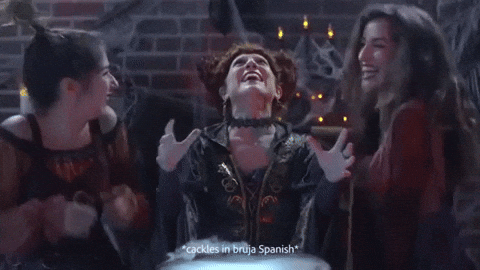 Hocus Pocus Halloween GIF by Jenny Lorenzo