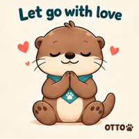 Let Go Love GIF by Otto the Otter by GleeSpace