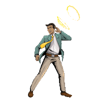 BannerBank superhero hero cloud banner Sticker