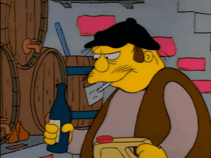 Giphymoves giphygifmaker giphygifmakermobile wine simpsons GIF