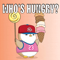 Hungry Ice Cream GIF by Pudgy Penguins