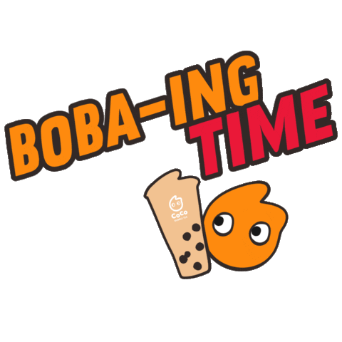 Time Boba Sticker by CoCo Fresh Tea & Juice