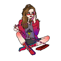 Girl Mood Sticker