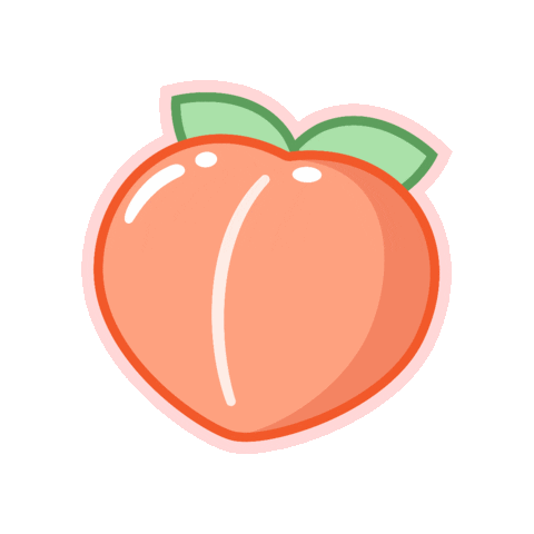 Peach Sticker by FILMORE — Women's Health