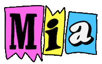 My Name Is Typography Sticker by MOGL