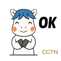 Spring Festival Ok Sticker by CGTN V-Studio
