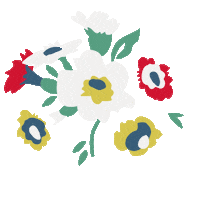 blutsgeschwister summer flowers spring sustainable Sticker