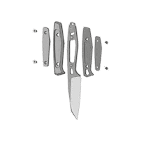 Knife Edc Sticker by DAILY CUSTOMS