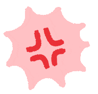 Angry Sticker Sticker by Ai and Aiko