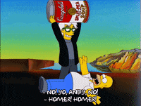 homer simpson sleeping GIF