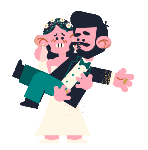Wedding Love Sticker by Moy Agüero