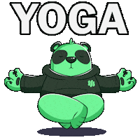 Levitating Inner Peace Sticker by SuperVerse