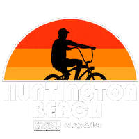 Sunset Bicycle Sticker by HBBC