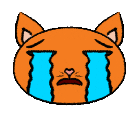 EstudioTori giphyupload cat cute sad Sticker
