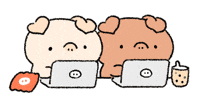 Pig Piggy GIF by BREAD TREE