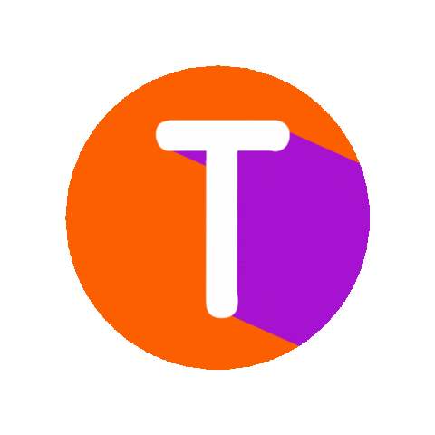 Orange Abc Sticker