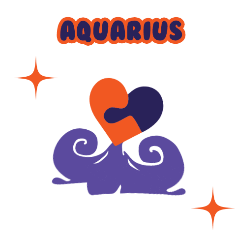 Jigglr giphyupload horoscope aquarius jigglr Sticker