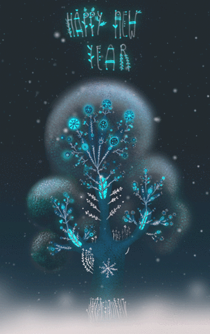 Glow Happy New Year GIF by Chemical Sister