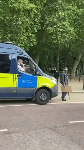 'If I Was So Brutal, I Could Run You Over Right Now': London Police Officer Tails Protester