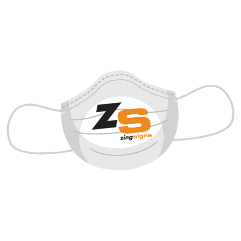 Facemask Sticker by katiezingsigns