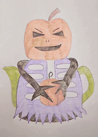 Halloween Pumpkin GIF by TeaCosyFolk