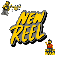 Follow Me Lego Sticker