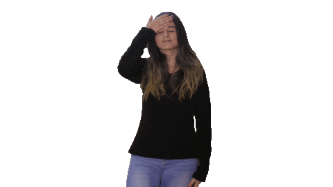 Errou Feio Facepalm Sticker by Vitrine 360