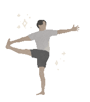 Yoga Yogi Sticker