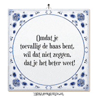 Nl Troost Sticker by Tegelspreuken.nl