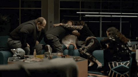 kristen schaal hug GIF by The Last Man On Earth