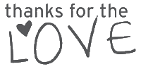 Thanks Sticker by Peggy Dollface