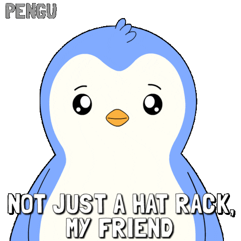 Im Smart Big Brain Sticker by Pudgy Penguins