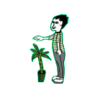 shibafuweb シバノワ はちまきうずこ プルメリア オッカム Sticker