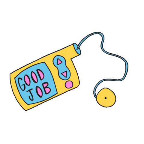 type one good job Sticker by T1D LYF