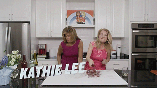 over it klg and hoda GIF