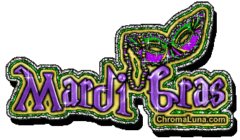 Mardi Gras Sticker