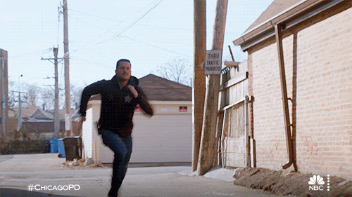 Running GIF by One Chicago
