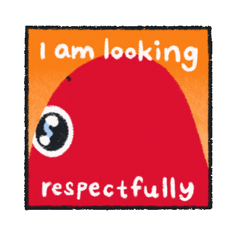 Simp Looking Sticker