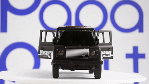 PapaRulit giphygifmaker defender land rover land rover defender GIF