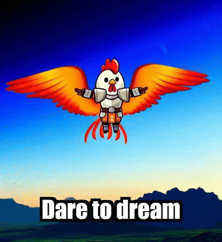 Dare To Dream Inspiration GIF by Zorooster