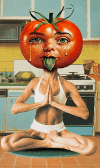 Vegan Breathe GIF by Anne Horel