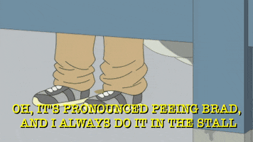 Peeing Animation Domination GIF by gifnews