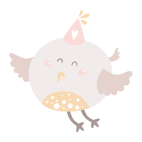 Happy Flying Bird Sticker