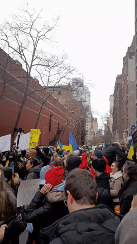 New Yorkers Rally in Support of Ukraine