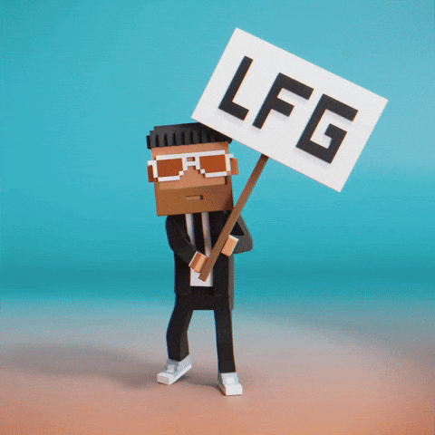 Meebits crypto good morning nft lets go GIF