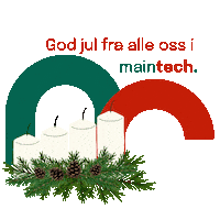 Christmas Lights Sticker by Maintech