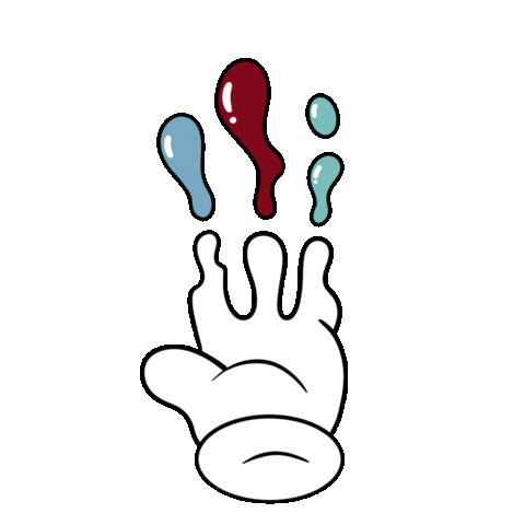 Art Melting Sticker