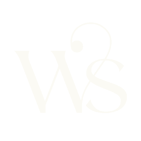Ws Monogram Sticker by Wildings Studio