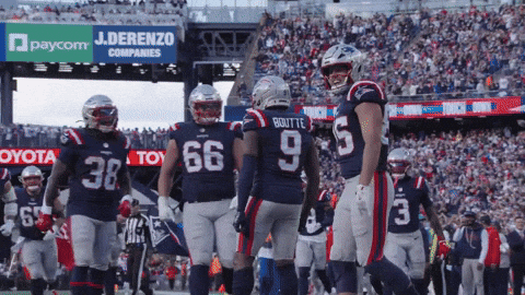 Get Up Football GIF by New England Patriots