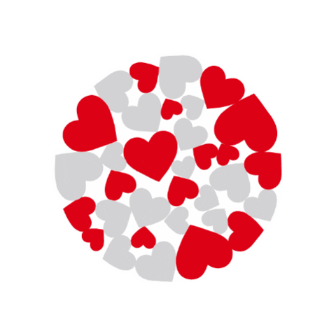 In Love Hearts Sticker by Fanlyc